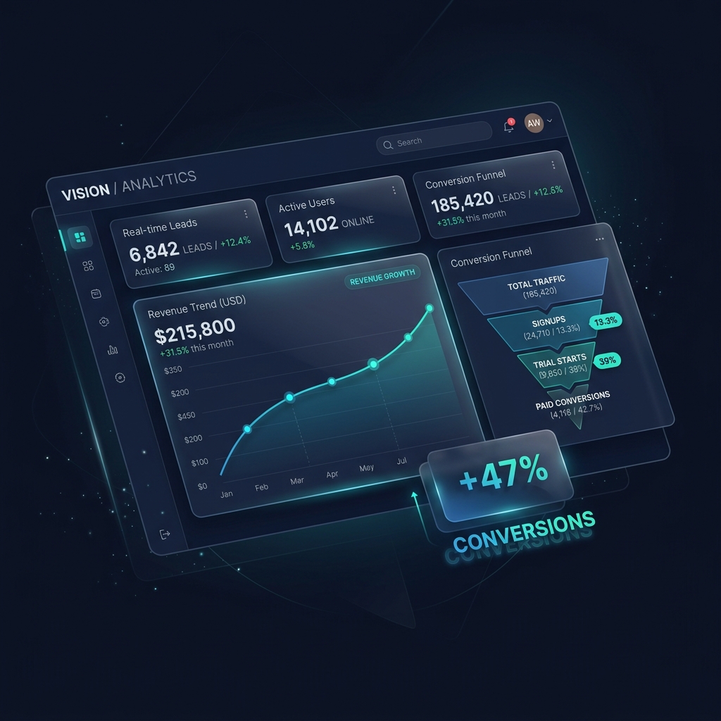 Plataforma de conversión y analítica
